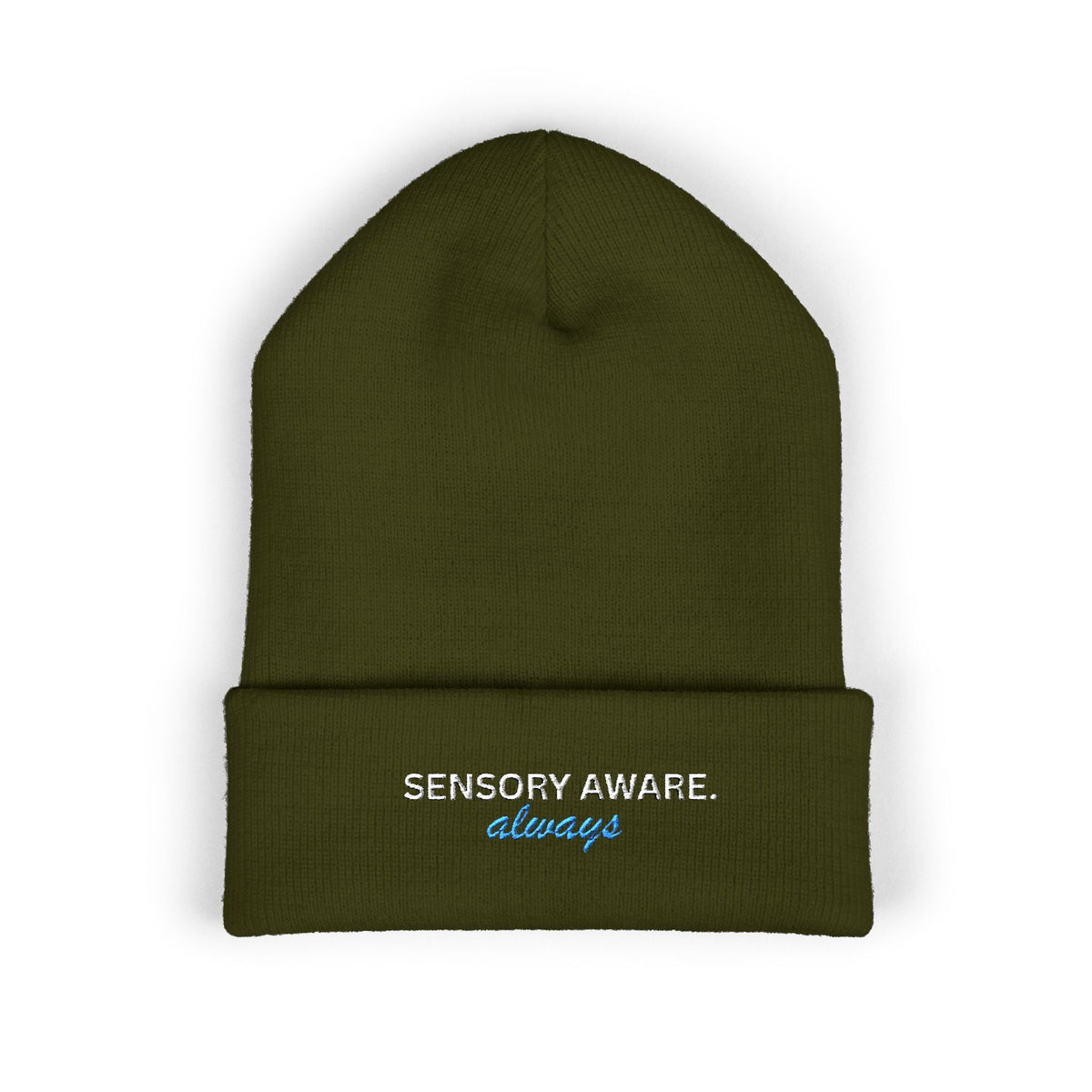 Embroidered Sensory Beanie