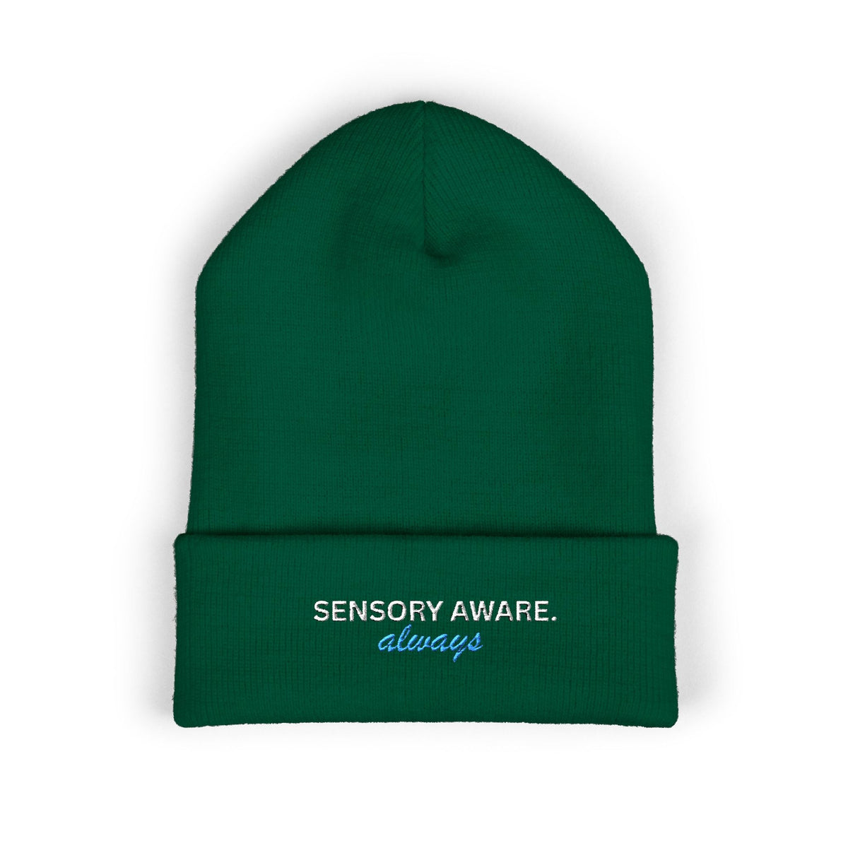 Embroidered Sensory Beanie