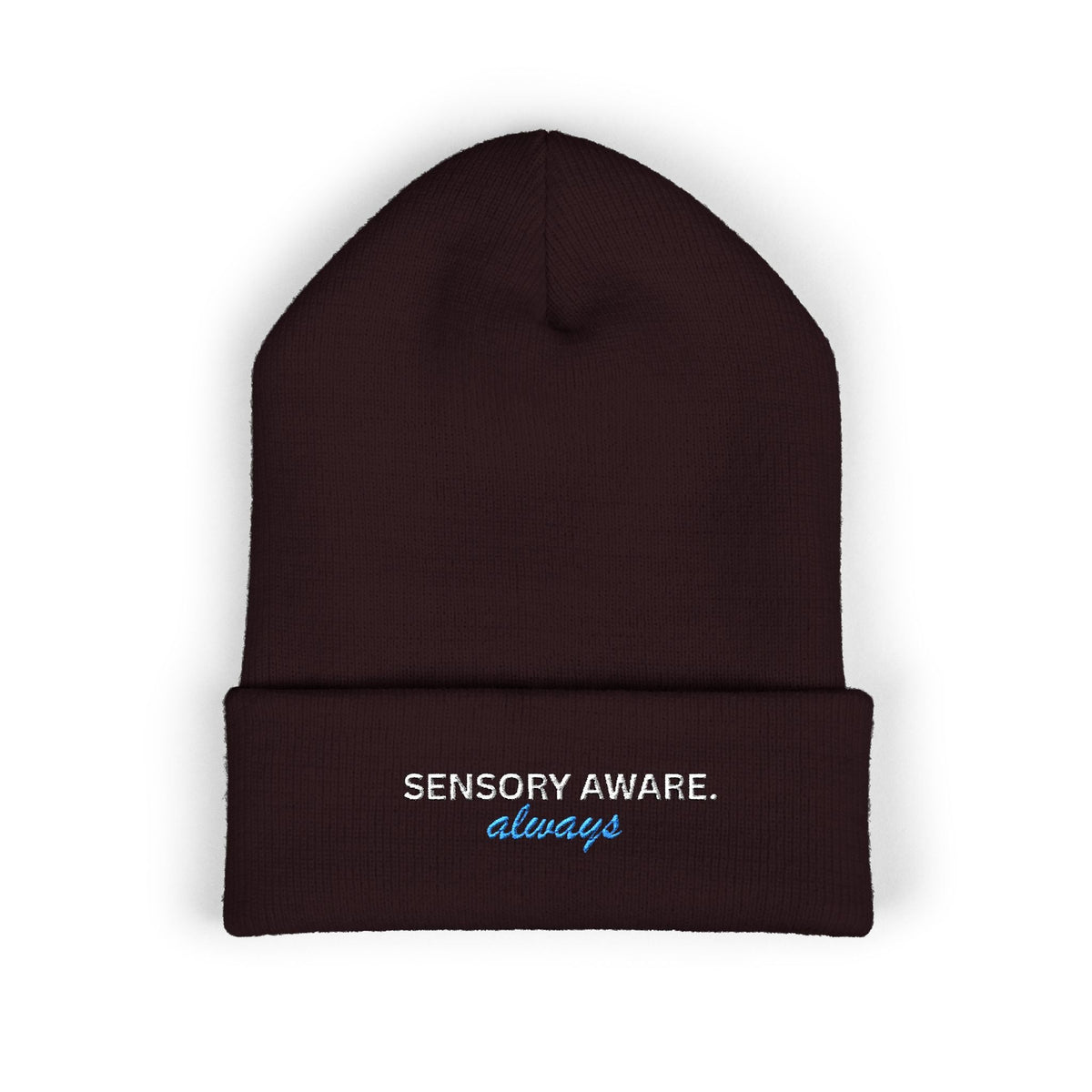 Embroidered Sensory Beanie