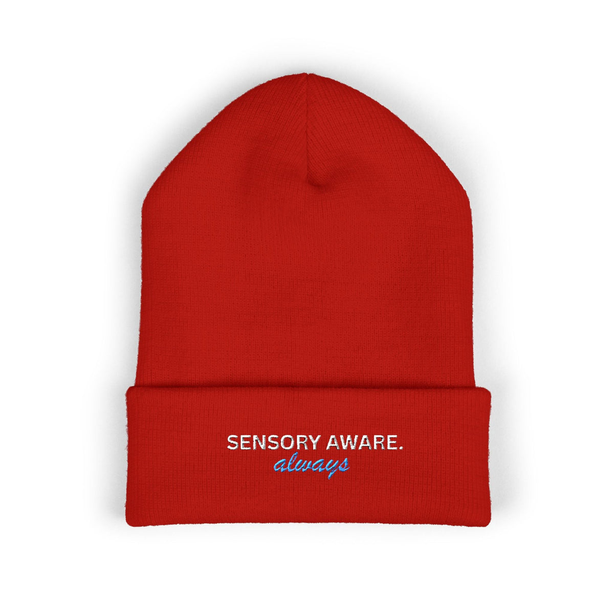 Embroidered Sensory Beanie