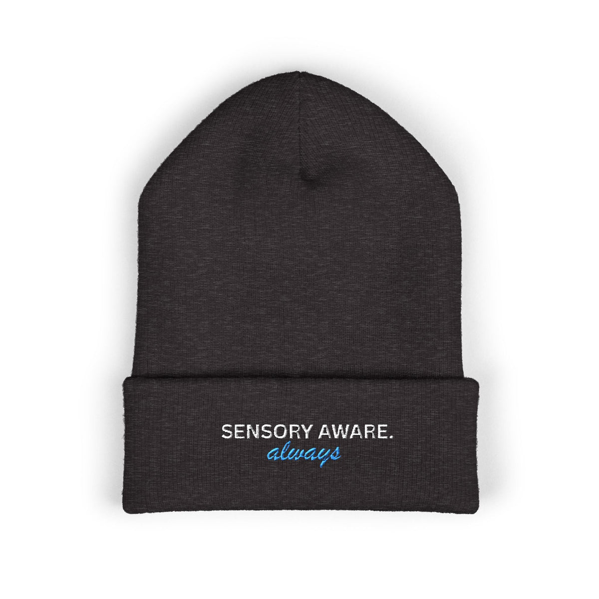 Embroidered Sensory Beanie