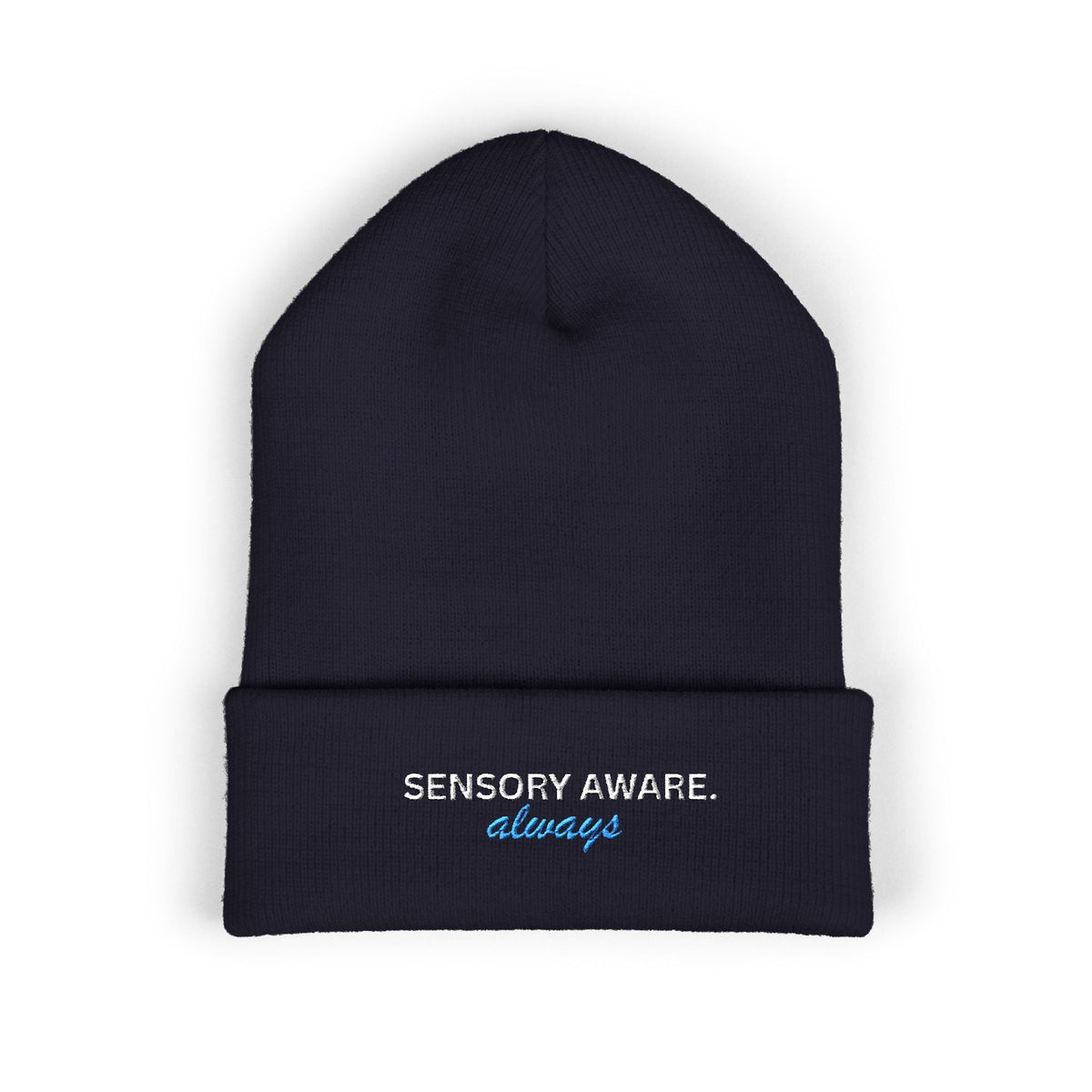 Embroidered Sensory Beanie