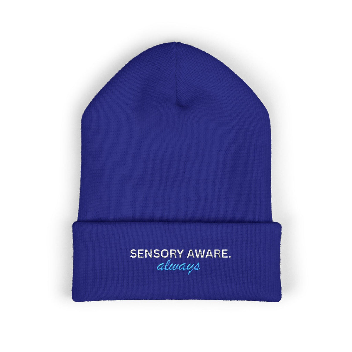 Embroidered Sensory Beanie