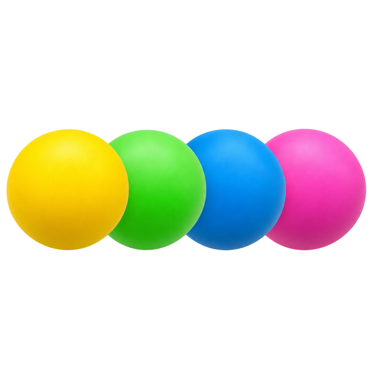 Soft Silicone Stress Balls 4-Pack | Squeeze Fidget Balls for Sensory Play
