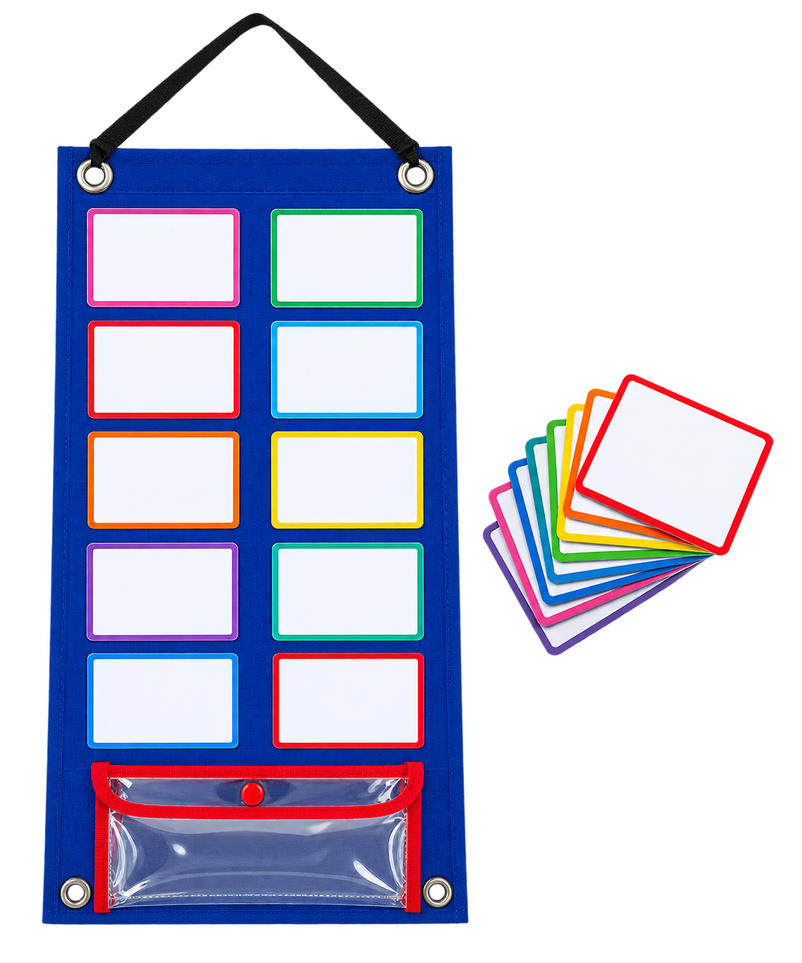 Portable Visual Schedule Board with Picture Cards | Daily Routine Communication Tool