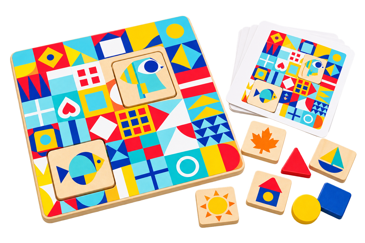 Color Master Puzzle Board | Geometric Shape Matching and Creative Thinking Game