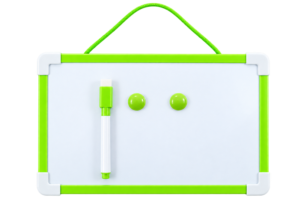 Portable Hanging Whiteboard | Reusable Writing and Visual Support Board